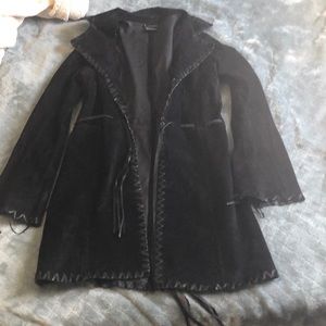 Beautiful leather or suede genuine jacket